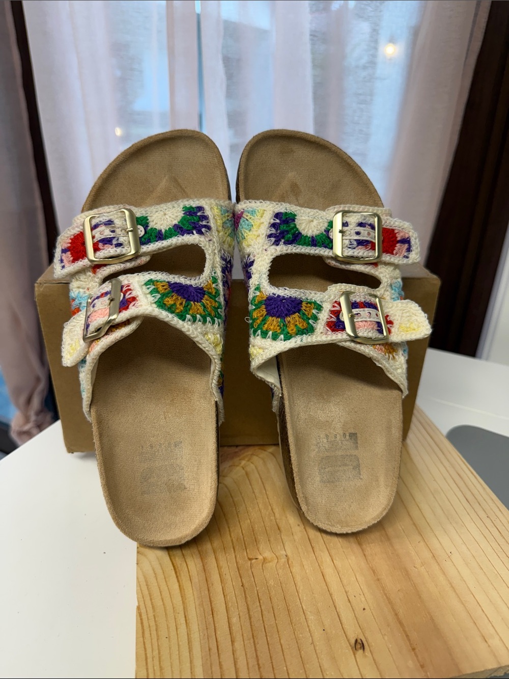Dirty Laundry Plays Crochet Platform Sandals